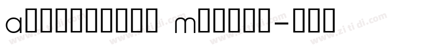 Aeroportal Medium字体转换